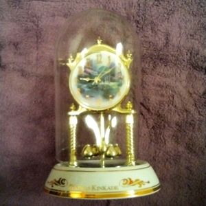 Thomas Kinkade Glass Dome clock